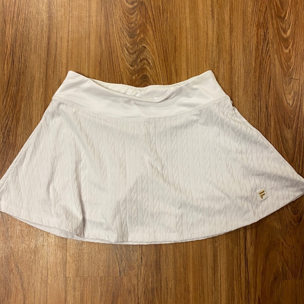 White fila tennis skirt